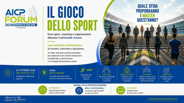 XV Forum AICP 2026: "Il Gioco dello Sport" Biglietti, sabato 24 ... &copy; Creative Commons