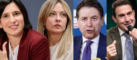 Sondaggi politici: Futuro Nazionale in calo, campo largo avanti sul centrodestra