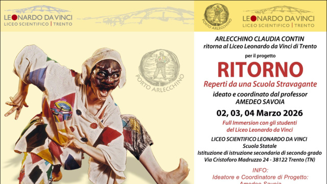ARLECCHINO CLAUDIA CONTIN ritorna al Liceo Leonardo da Vinci di ... &copy; Creative Commons