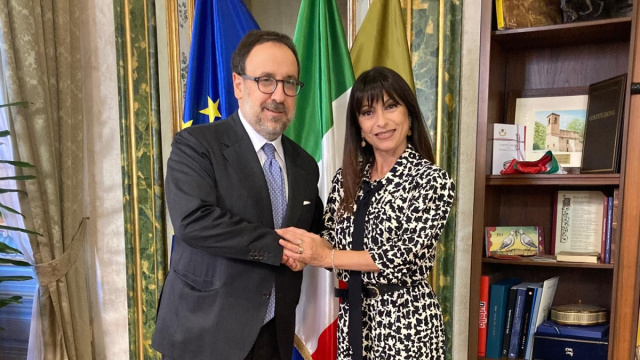 La presidente Proietti riceve a Palazzo Donini il nuovo prefetto ... &copy; Creative Commons