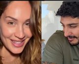Helena Prestes e Javier Martinez &copy; Instagram.