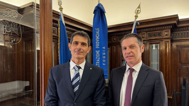 FOGGIA/ IL NUOVO PREFETTO GIANNELLI INCONTRA NOBILETTI A PALAZZO ... &copy; Creative Commons