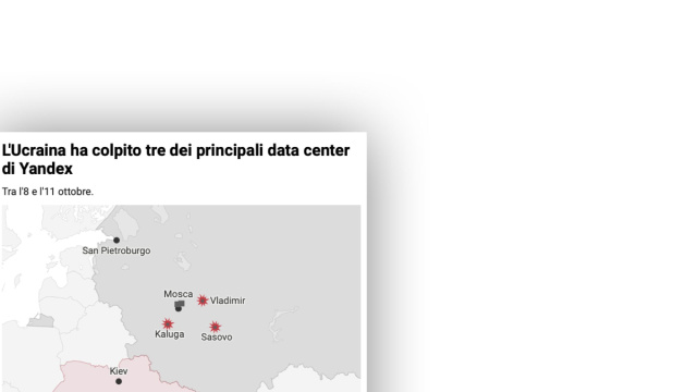Gli attacchi ucraini ai data center di Yandex hanno indebolito le ... &copy; Creative Commons