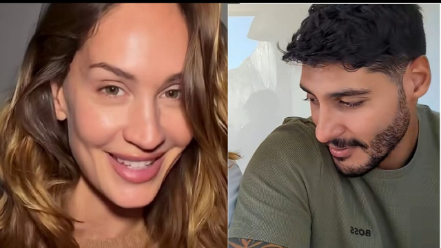 Helena Prestes e Javier Martinez &copy; Instagram.