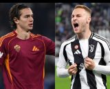 Daniele Ghilardi, difensore della Roma - Foto &copy; Passionedelcalcio. Teun Koopmeiners, centrocampista della Juventus . Foto &copy; Goal