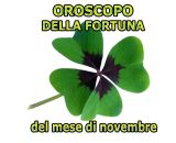 Locandina per l'oroscopo della fortuna del mese di novembre 2026 - &copy; Roberta Carsoli.