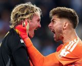 Nick Woltemade e Guglielmo Vicario. Foto &copy; Juventus