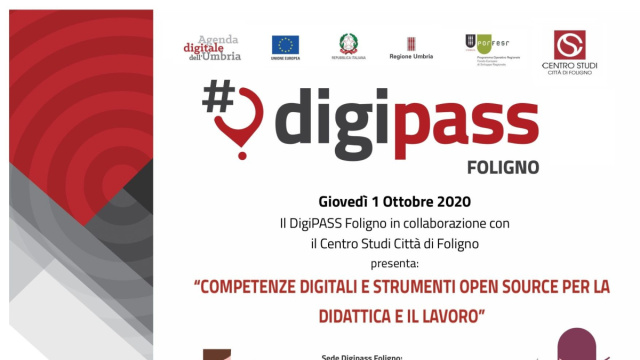 DigiPASS Foligno: Competenze digitali e strumenti open source per ... &copy; Creative Commons