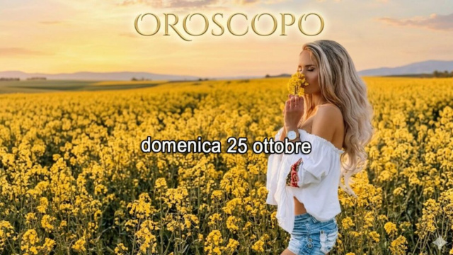 Locandina per l'oroscopo di domenica 25 giugno 2026 - &copy; Gemini IA.