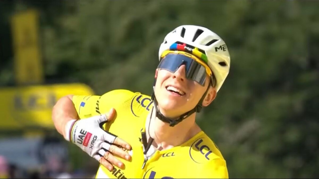 Tadej Pogacar - &copy; Screenshot Eurosport