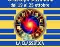 L'oroscopo della settimana 19-25 ottobre 2026: 1ºCancro, 2ºPesci, 3ºScorpione
