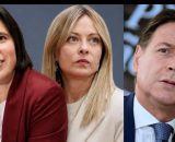Elly Schlein, Giorgia Meloni e Giuseppe Conte (&copy; Facebook)
