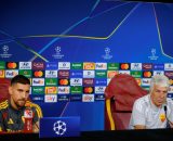 Lorenzo Pellegrini e Gian Piero Gasperini. Foto &copy; Roma