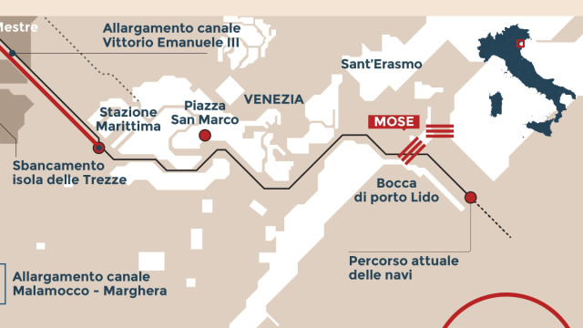 Venezia: le grandi navi non passeranno pi&ugrave; davanti a piazza San ... &copy; Creative Commons