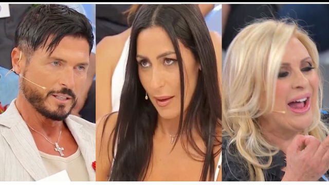 Antonio Marino, Paola Fatuzzo e Tina Cipollari &copy; Canale 5.