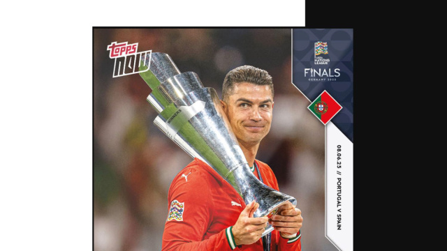 Cristiano Ronaldo - 2025 UEFA Nations League Topps NOW - Card 7 &copy; Creative Commons