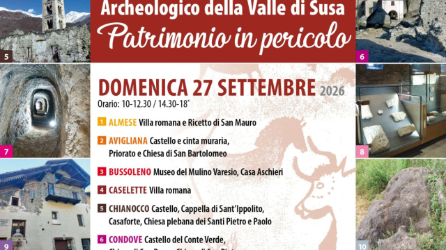 Giornata del Patrimonio Archeologico della Valle di Susa 2026 &copy; Creative Commons