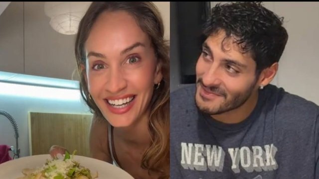Helena Prestes e Javier Martinez &copy; Instagram.