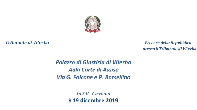 Invito  Ordine Avvocati di Viterbo &copy; Creative Commons