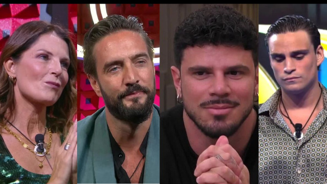 Marina La Rosa, Alex Belli, Giancarlo Danto e Alessandro Varsi &copy; Canale 5.