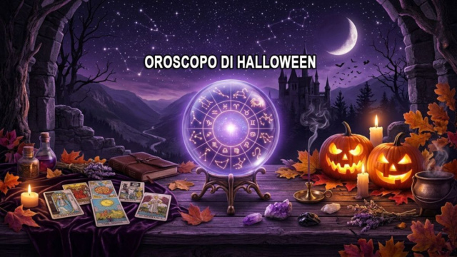 Locandina per l'oroscopo di Halloween 2026 - &copy; Gemini IA.