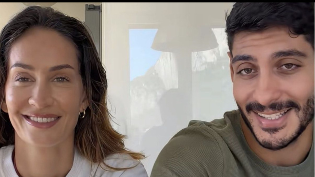Helena Prestes e Javier Martinez &copy; TikTok.