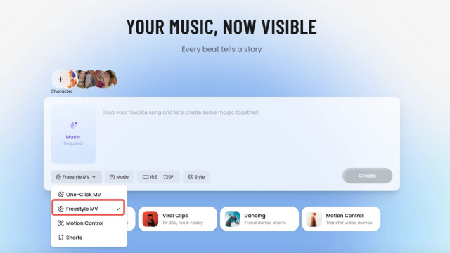 Video musicali con AI per Spotify Canvas  Tunee &copy; Creative Commons