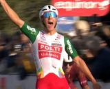 Giovanni Lonardi in maglia Polti Visit Malta - &copy; Screenshot Eurosport