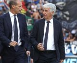 Massimiliano Allegri e Gian Piero Gasperini. Foto &copy; Sky Sport