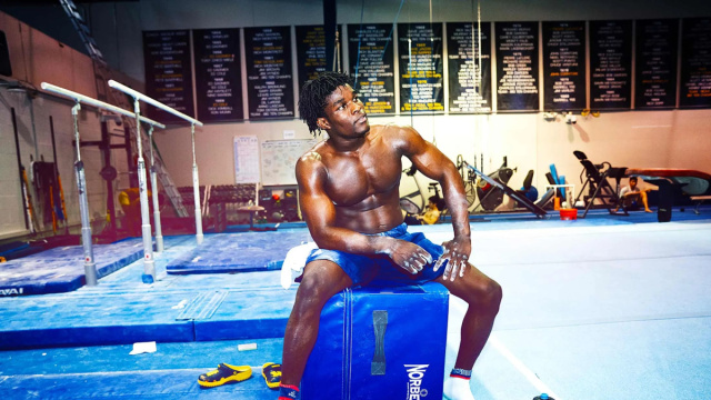 Fred Richard Gymnastics Gymnast Frederick 'Flips' Showcases His ... &copy; Creative Commons