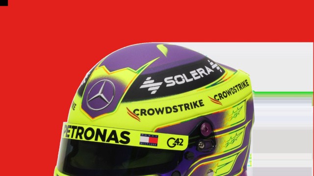 Mini Casco F1 Lewis Hamilton 2024 British GP: Edizione Limitata In ... &copy; Creative Commons