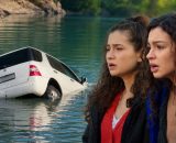 L'auto di Emir finisce nel lago &copy; Atv.