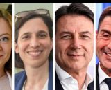 Giorgia Meloni, Elly Schlein, Giuseppe Conte e Roberto Vannacci (&copy; Facebook)