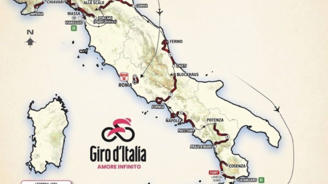Il percorso della passata edizione del Giro d'Italia - &copy; RCS Sport