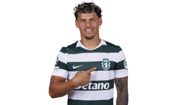 Maximiliano Araujo, terzino dello Sporting Lisbona. Foto &copy; UEFA