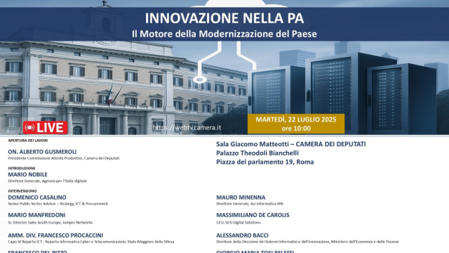 INNOVAZIONE NELLA PA - Il Motore della Modernizzazione del Paese ... &copy; Creative Commons