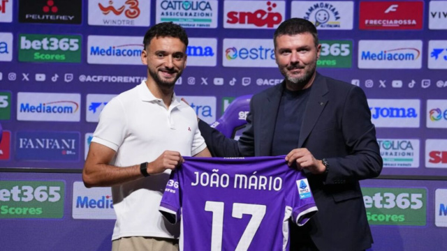 Joao Mario, terzino della Fiorentina. Foto &copy; Fiorentina