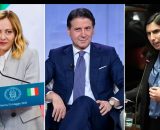 Giorgia Meloni, Giuseppe Conte ed Elly Schlein (&copy; Facebook)