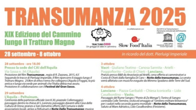 Cammino della Transumanza 2025: da L'Aquila a Foggia lungo il ... &copy; Creative Commons