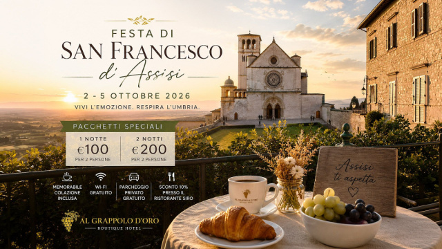 Festa di San Francesco Assisi 2026: Programma e Offerta Hotel &copy; Creative Commons