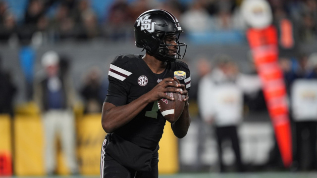 Mississippi State QB Kamario Taylor (ankle) underwent procedure ... &copy; Creative Commons
