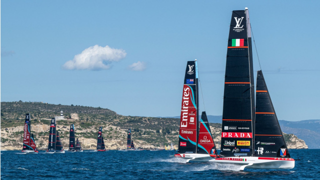 Regata Preliminare Sardegna - 38th America's Cup Louis Vuitton ... &copy; Creative Commons