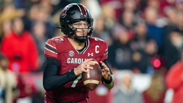 2023 Leaf Draft #80 Spencer Rattler &ndash; South Carolina Gamecocks RC ... &copy; Creative Commons