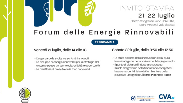 A Saint-Vincent, il forum delle Energie Rinnovabili - bobine.tv &copy; Creative Commons