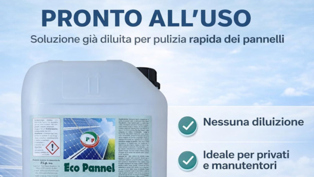 PIP Eco Pannel Detergente per Pannelli Fotovoltaici Pronto all'Uso ... &copy; Creative Commons