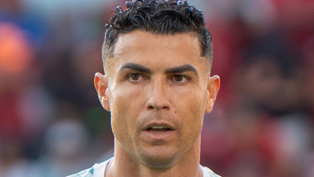 Cristiano Ronaldo con la maglia del Portogallo.