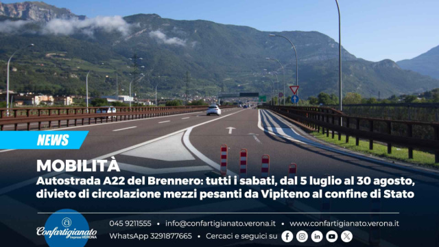 MOBILIT&Agrave; &ndash; Autostrada del Brennero A22: tutti i sabati, dal 5 ... &copy; Creative Commons