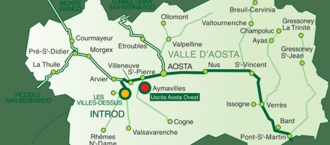 Valle d'Aosta: autostrada gratis tra Nus e Aosta Ovest per lavori