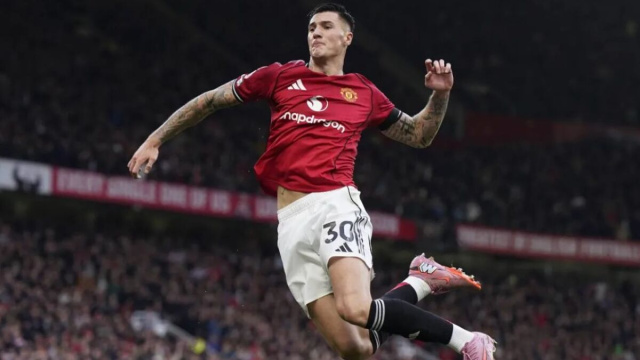 Benjamin Sesko, attaccante del Manchester United. Foto &copy; Manchester United