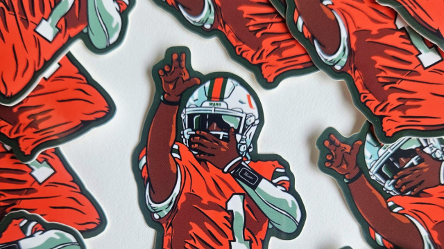 Cam Ward "celly" Vinyl Sticker - Etsy &copy; Creative Commons
